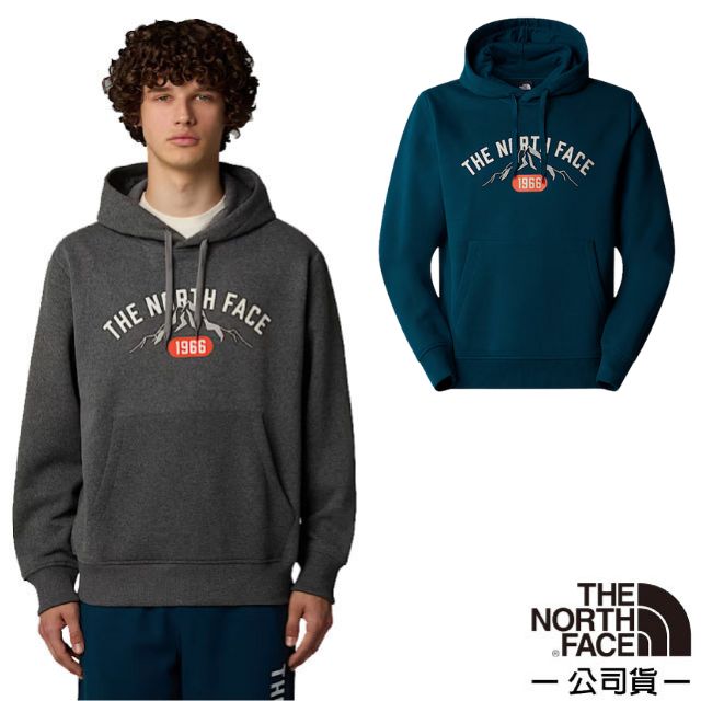 【The North Face】男 Varsity Graphic 保暖長袖連帽T恤/89DJ