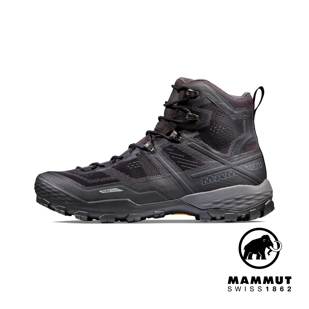 【Mammut 長毛象】Ducan High GTX 高筒登山健行鞋 男款 黑色 #3030-03471