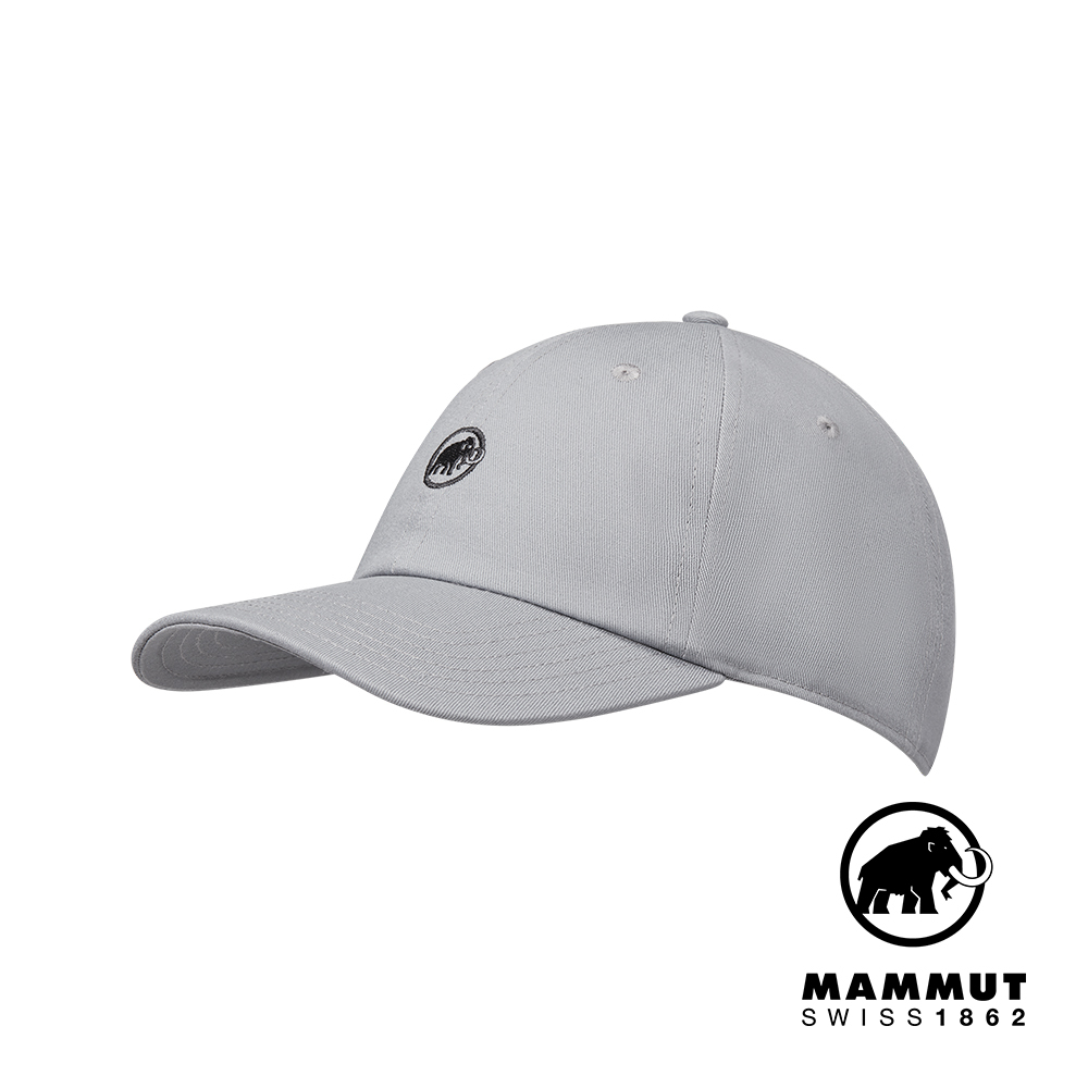【Mammut 長毛象】Baseball Cap Mammut 經典棒球帽 合金灰PRT1 #1191-00051