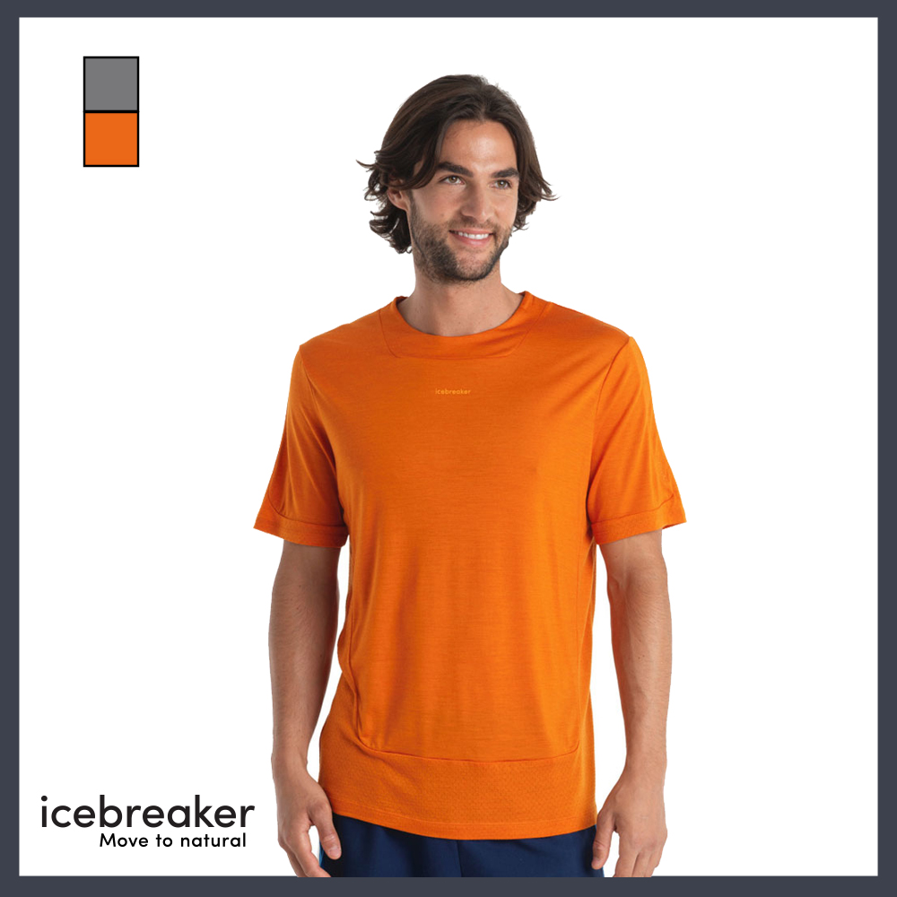 【Icebreaker】男 ZoneKnit™ Cool-Lite™ 網眼透氣圓領短袖上衣-BF150