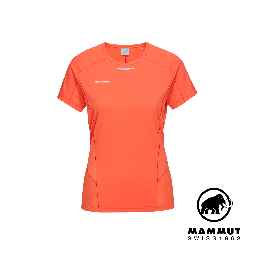 【Mammut 長毛象】Aenergy FL T-Shirt 輕量抗菌短袖排汗衣 蜜桃粉 女款 #1017-05020