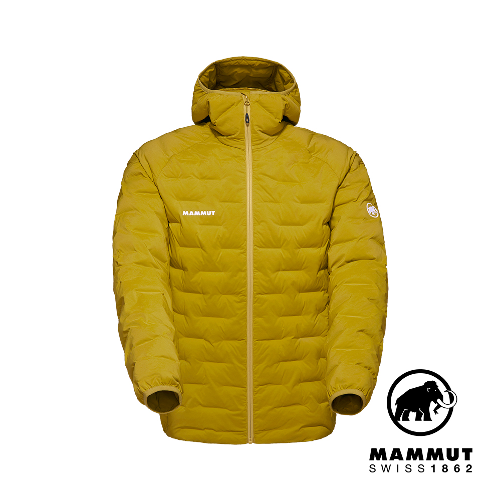 【Mammut 長毛象】Sender IN Hooded Jacket Men 保暖連帽化纖外套 光暈黃 男款 #1013-03470