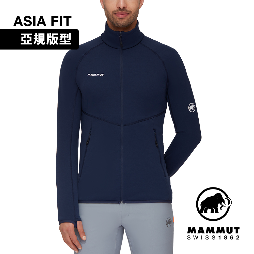 【Mammut 長毛象】Aconcagua ML Jacket AF Men 刷毛機能立領外套 男款 海洋藍 #1014-04292