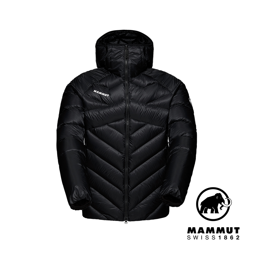【Mammut 長毛象】Taiss IN Hooded Jacket Men 防風防潑水羽絨外套 黑色 男款 #1013-03280