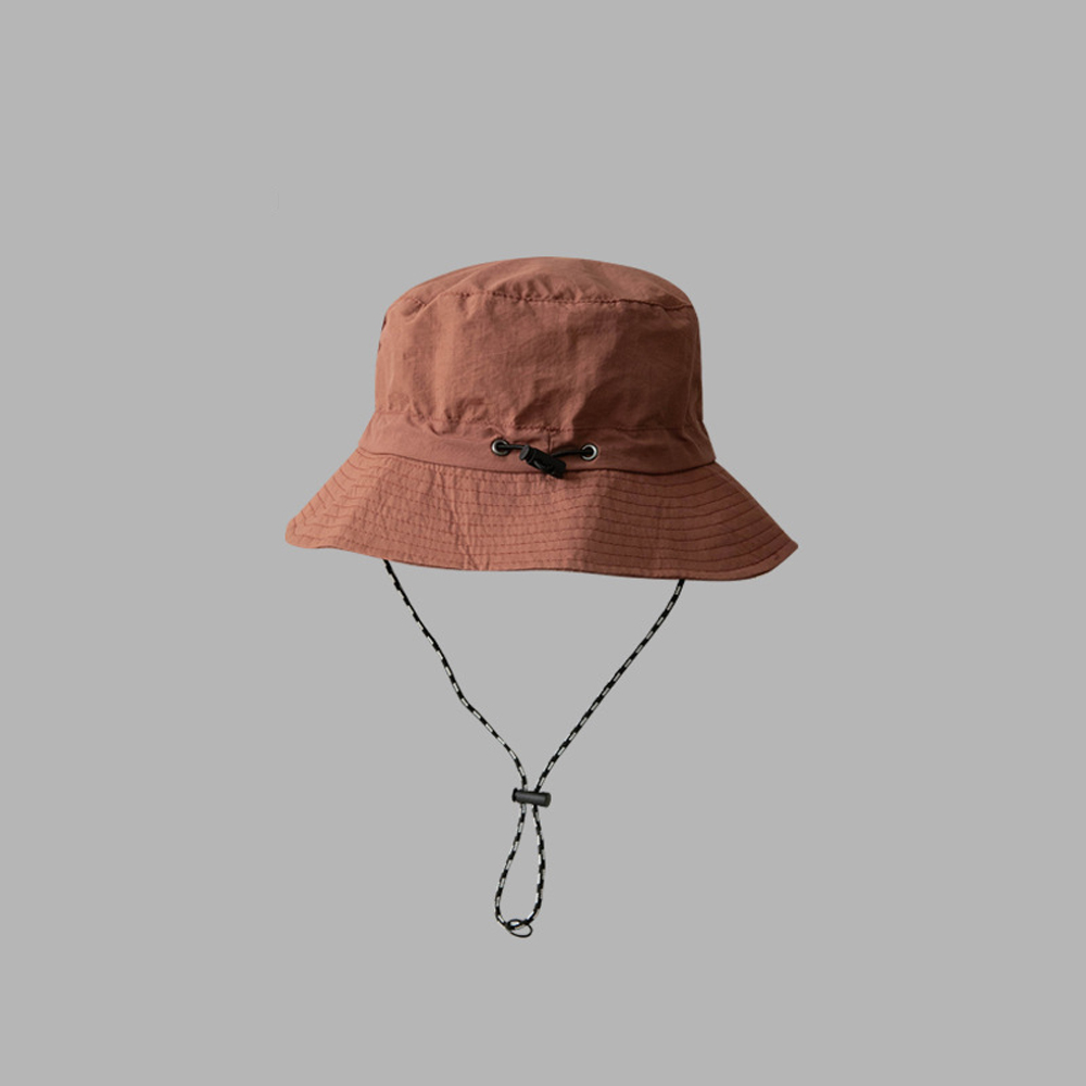 【Xavagear】戶外運動可收納防水漁夫帽 遮陽帽 圓盤帽 磚紅
