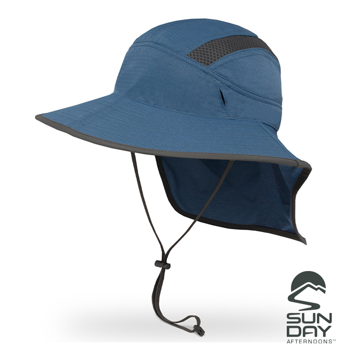 【SUNDAY AFTERNOONS】抗UV防潑透氣護頸帽(鏡腳置孔) Ultra-Adventure(天際藍)_2A01392B-510