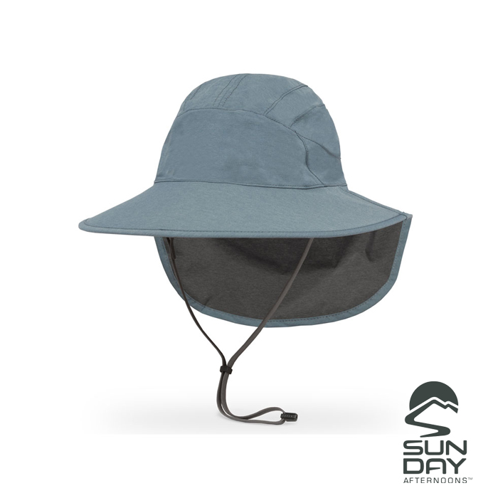 【SUNDAY AFTERNOONS】抗UV防水透氣護頸帽 Ultra Adventure Storm Hat(礦藍)_3A01558B