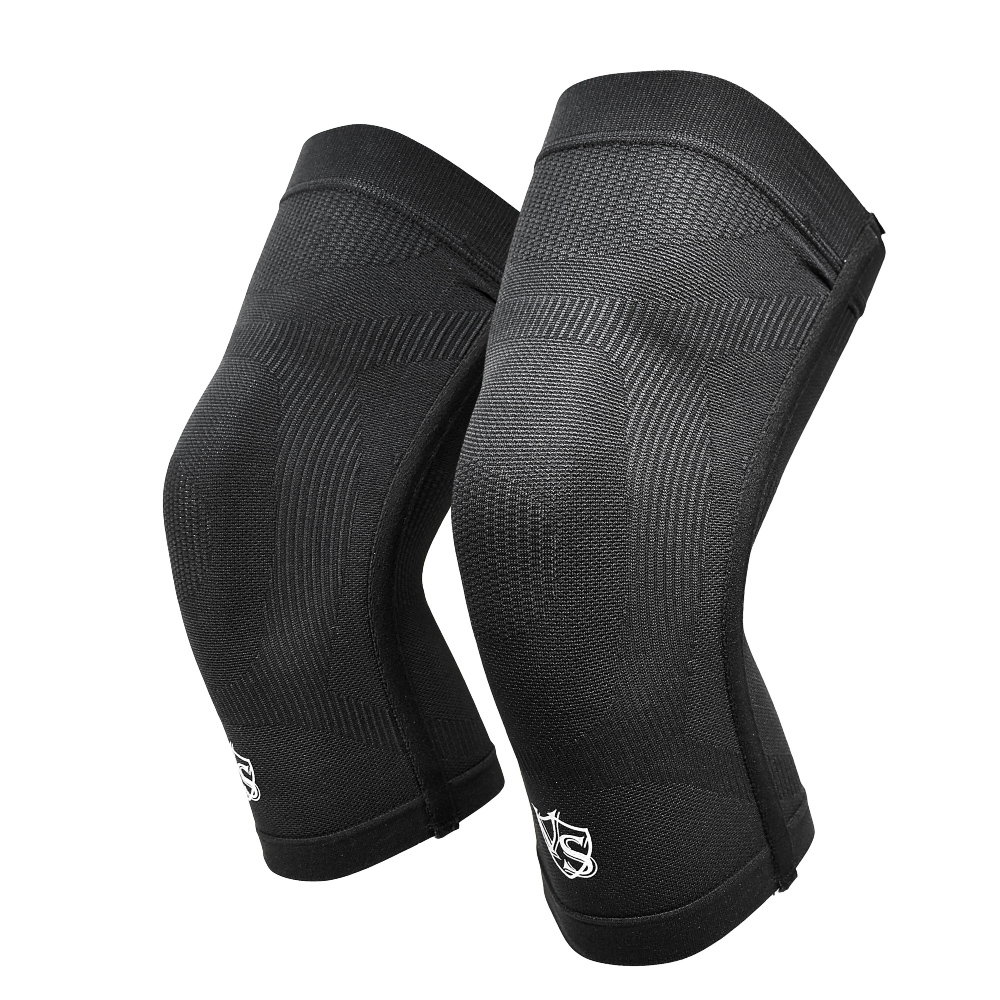 【VITAL SALVEO】鍺能量運動壓縮支架護腿套(輕薄款) (一雙入/2支)黑色
