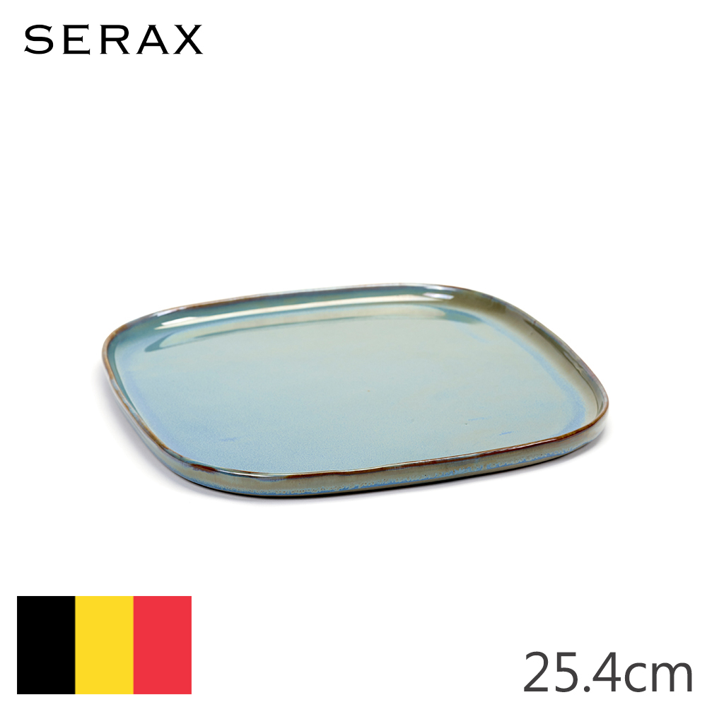 【Serax】比利時製ALG正方盤25.4cm-煙燻藍