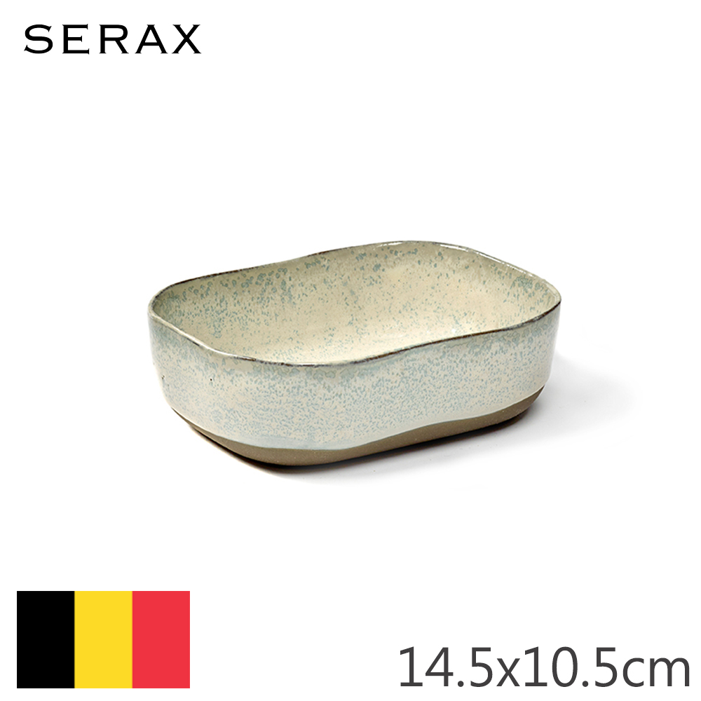 【Serax】比利時製MERCI N°6長方深盤14.5cm-白