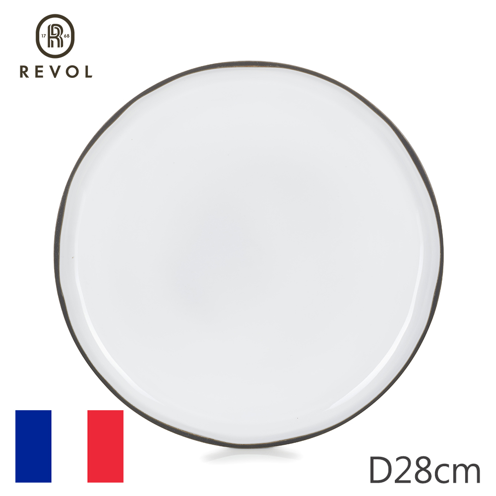 【REVOL】法國CRE圓盤D28cm-亮白