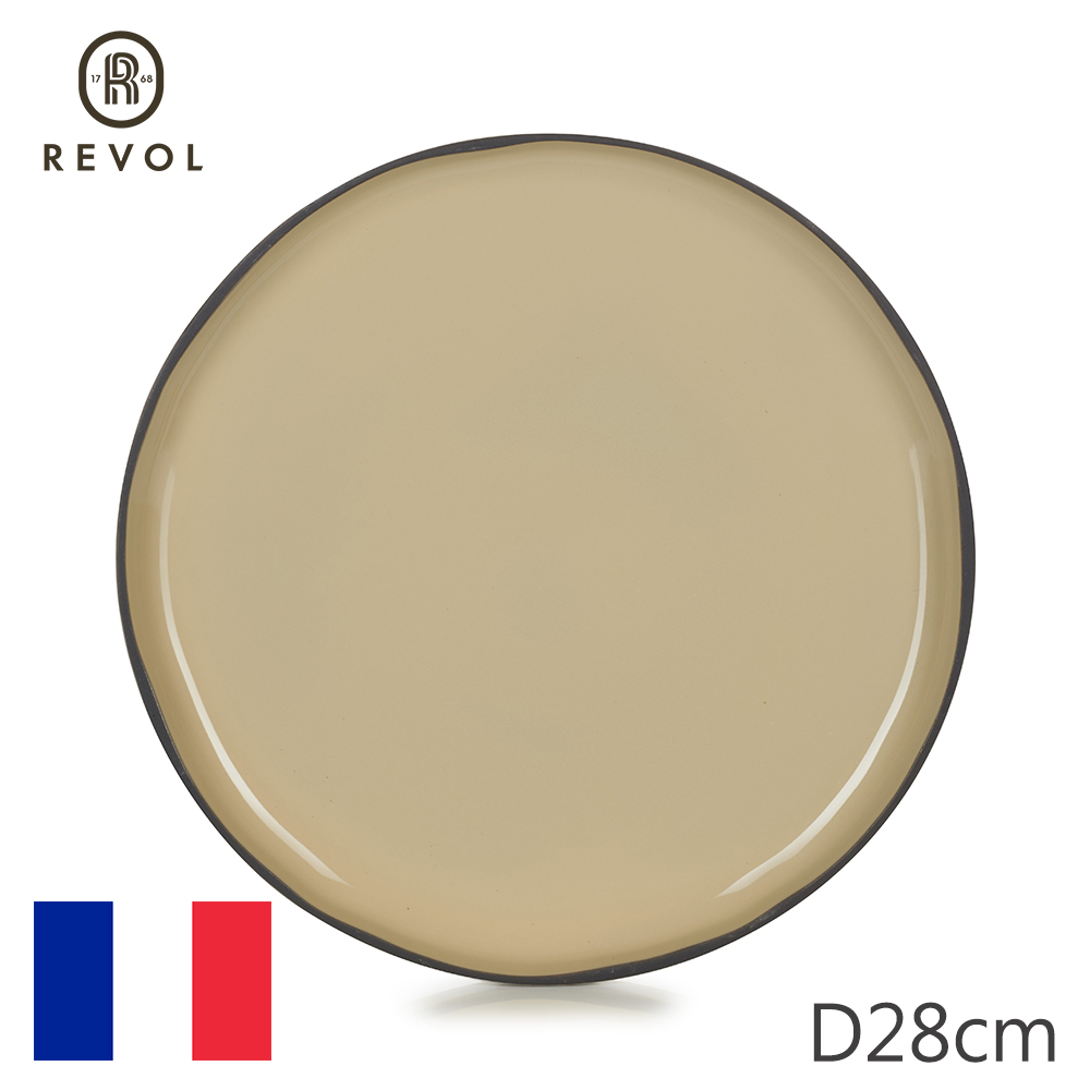 【REVOL】法國CRE圓盤D28cm-奶油黃
