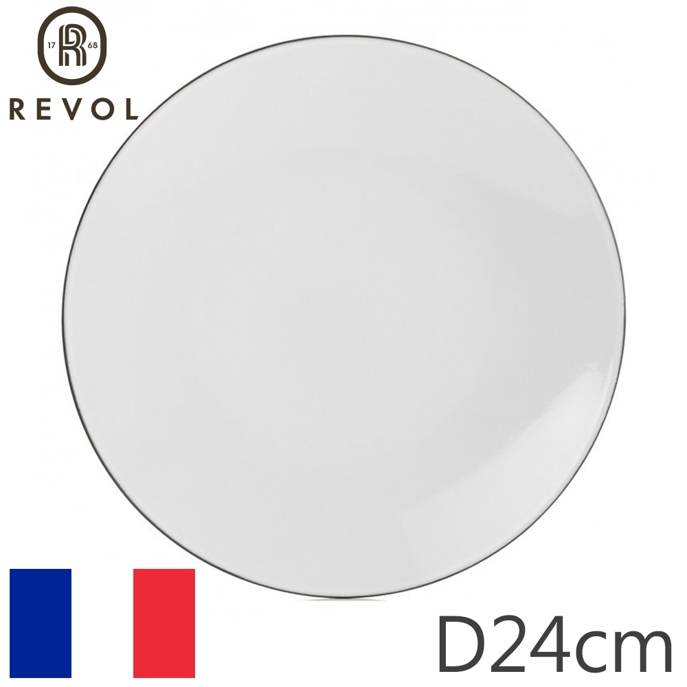 【REVOL】法國LA圓盤D24cm-亮白