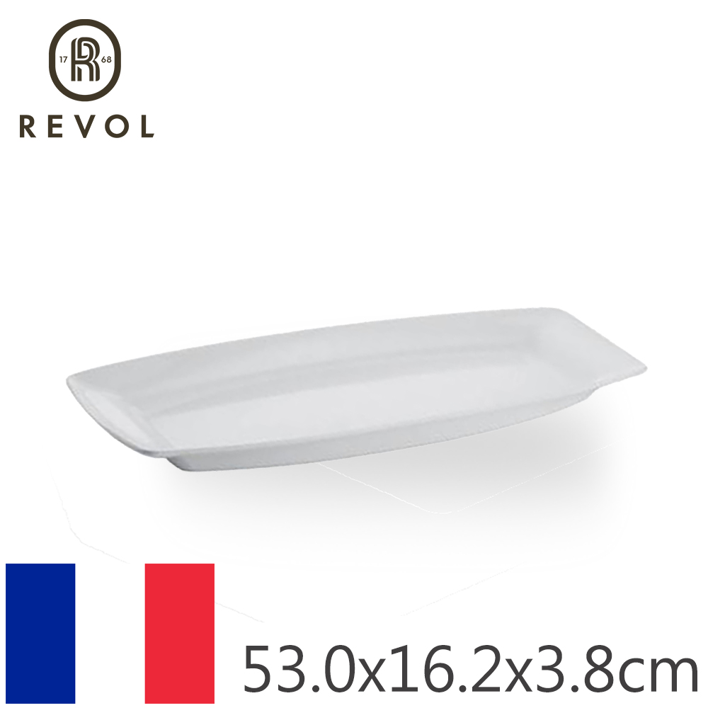 【REVOL】法國ALE長方盤53x16.2cm-白