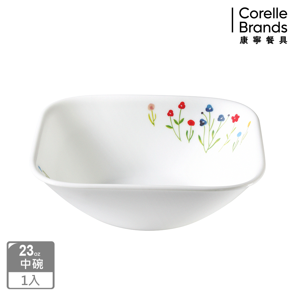 Corelle Brands 康寧餐具 春漾花朵方形23oz小碗