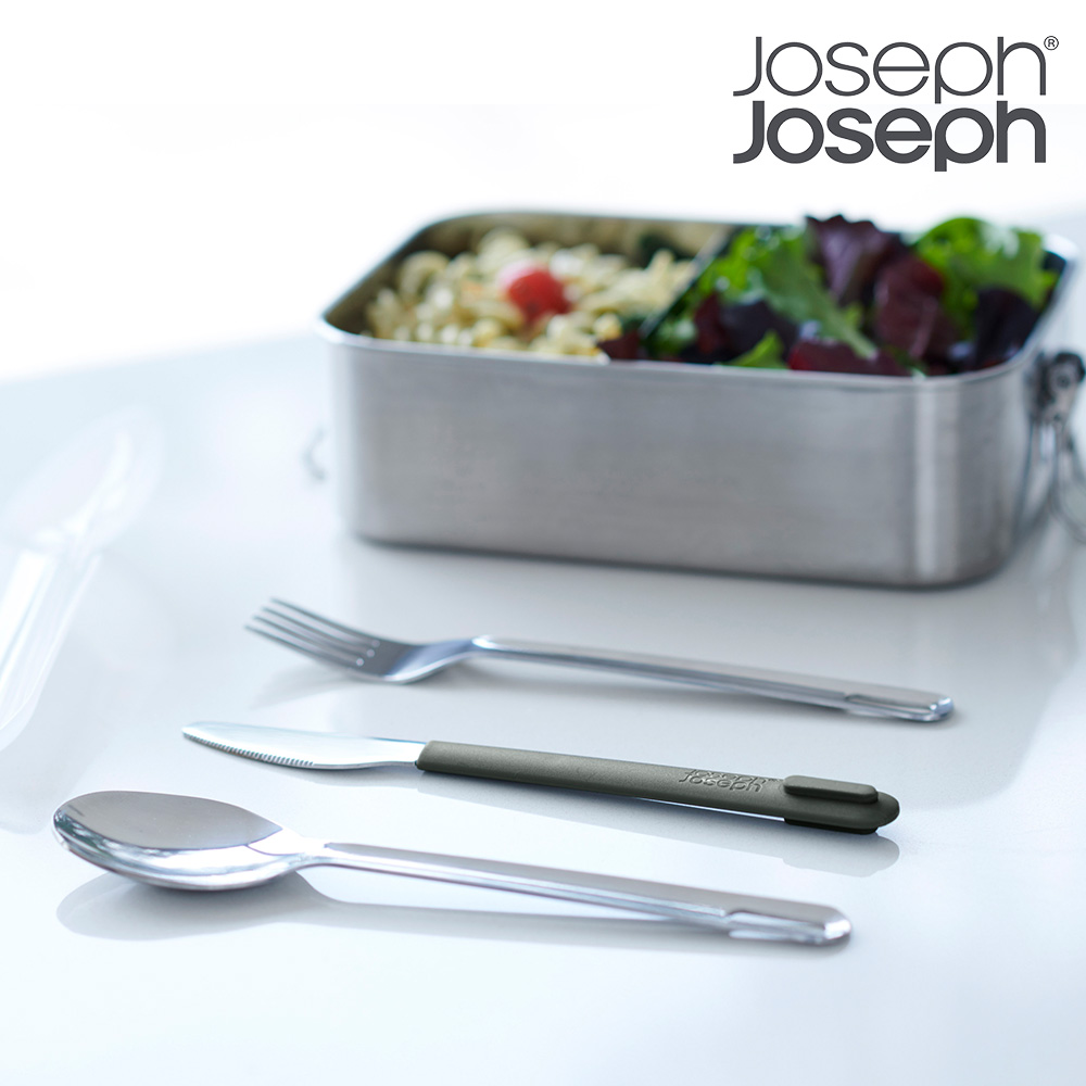 【Joseph Joseph】隨行不鏽鋼餐具三件組