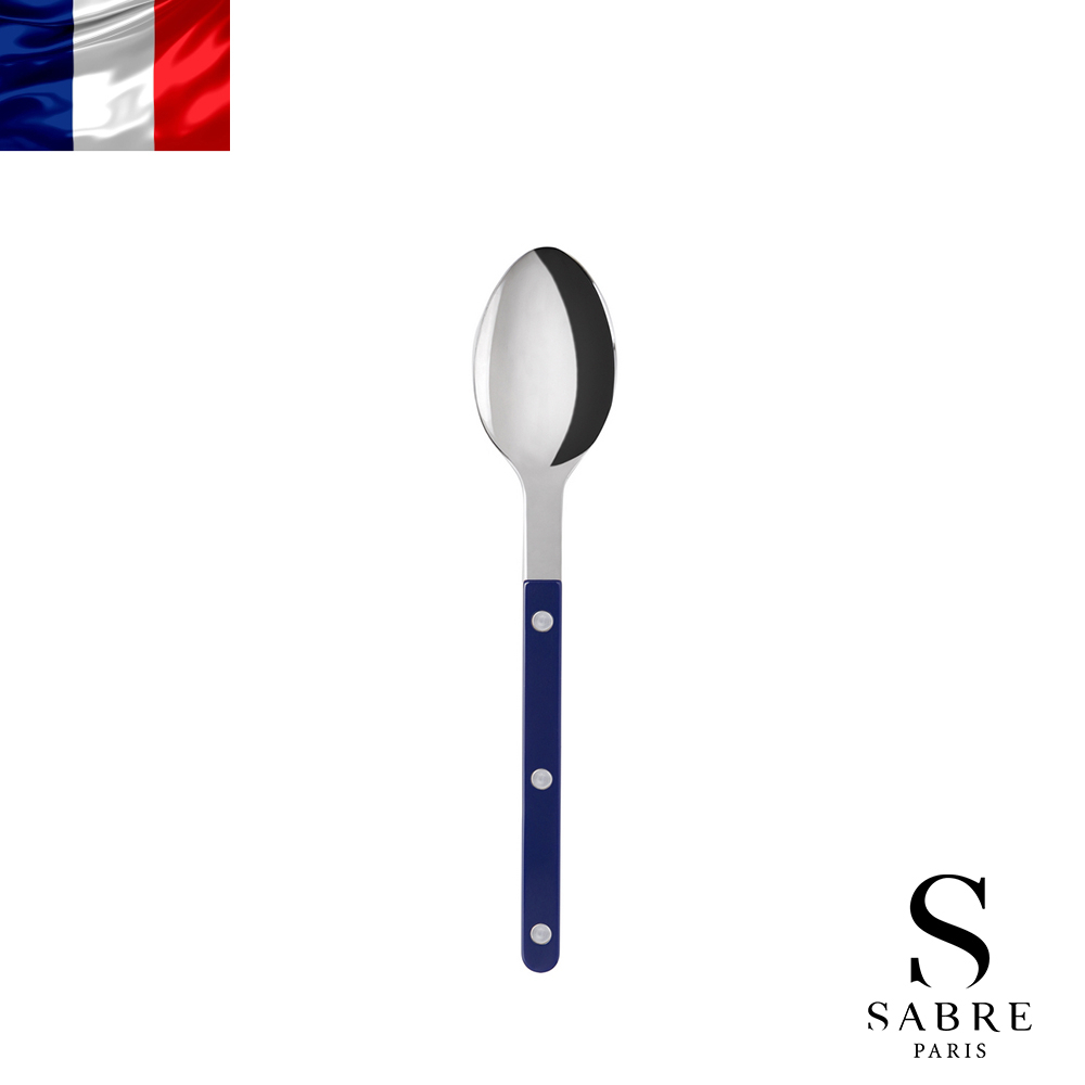 【Sabre Paris】Bistrot復古酒館純色系列-亮面茶匙-寶石藍
