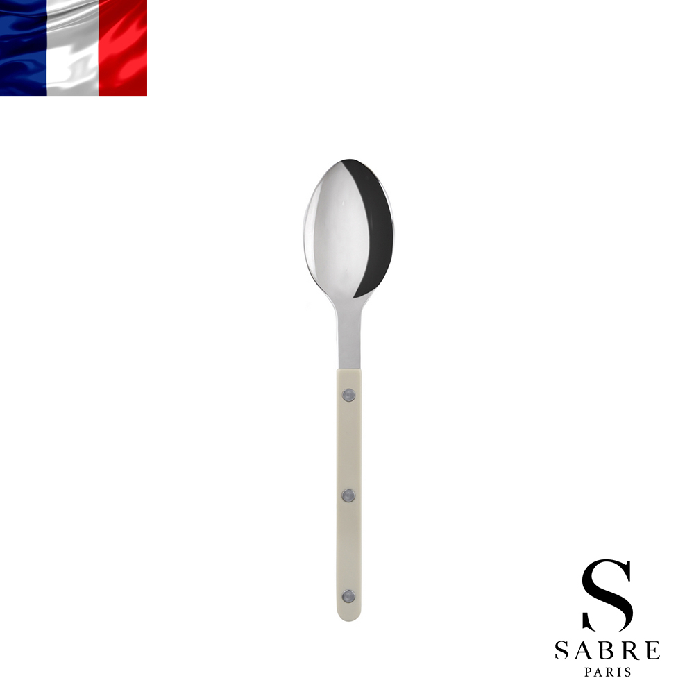 【Sabre Paris】Bistrot復古酒館純色系列-亮面茶匙-卡其