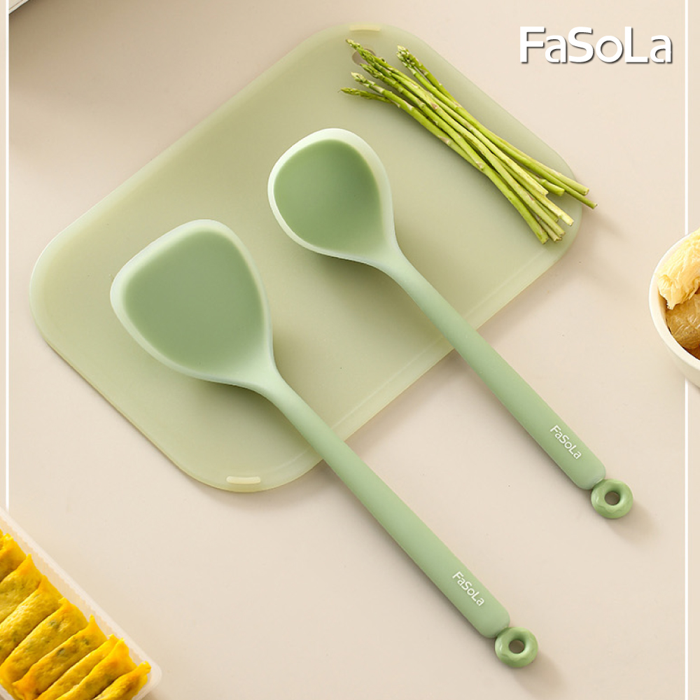 FaSoLa 果凍系列耐高溫矽膠廚具組 鍋鏟 湯勺
