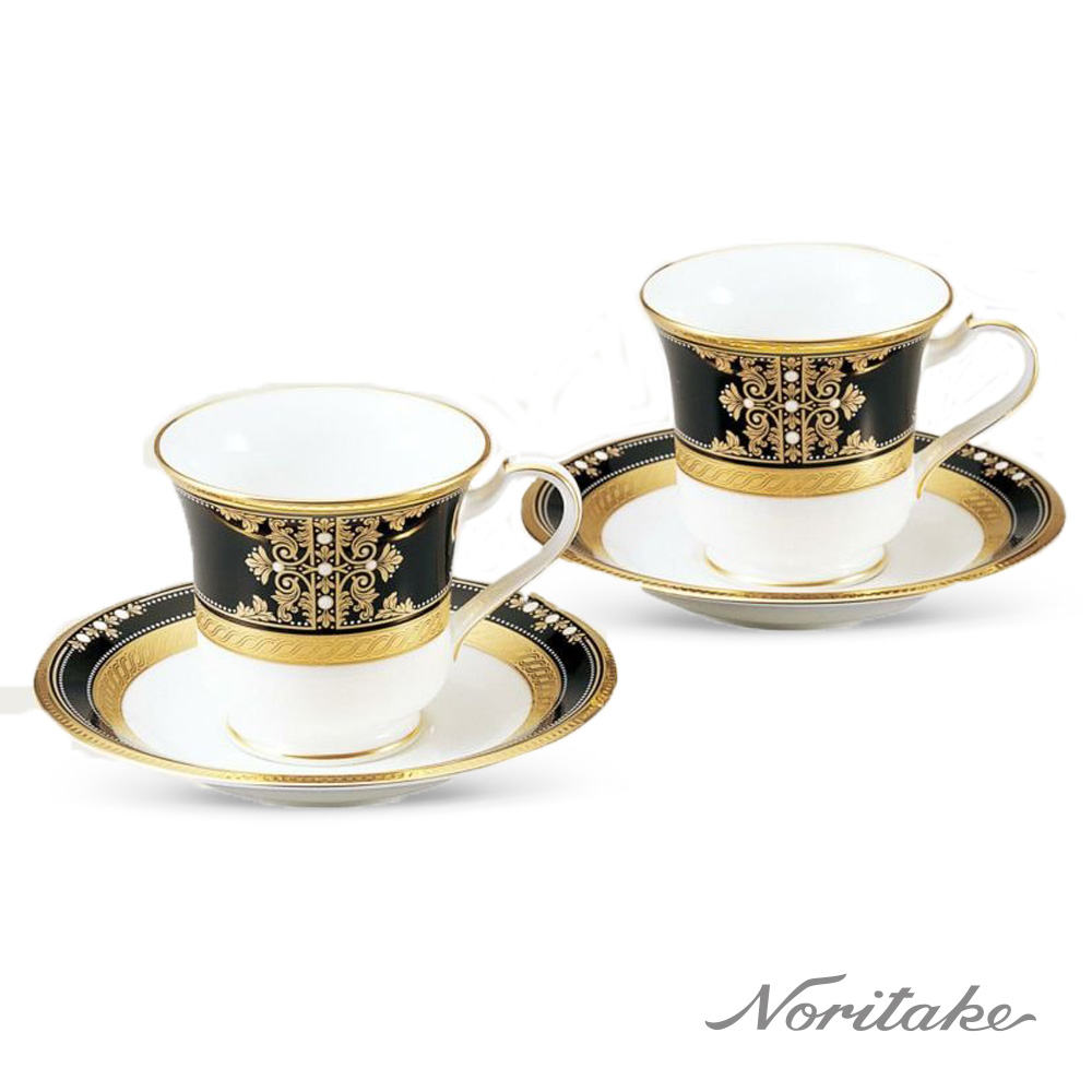 【Noritake】壯麗花海咖啡對杯