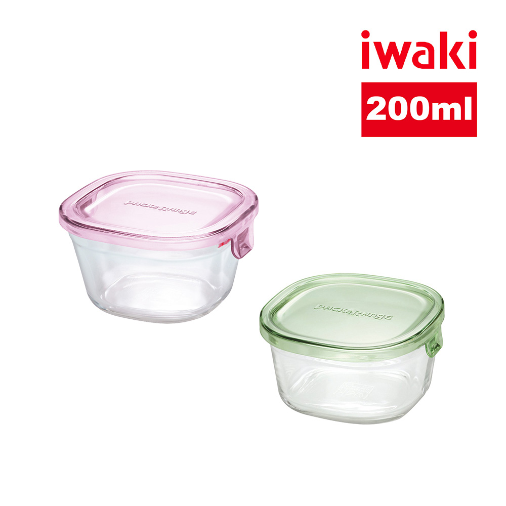 【iwaki】日本耐熱玻璃微波保鮮盒-200ml