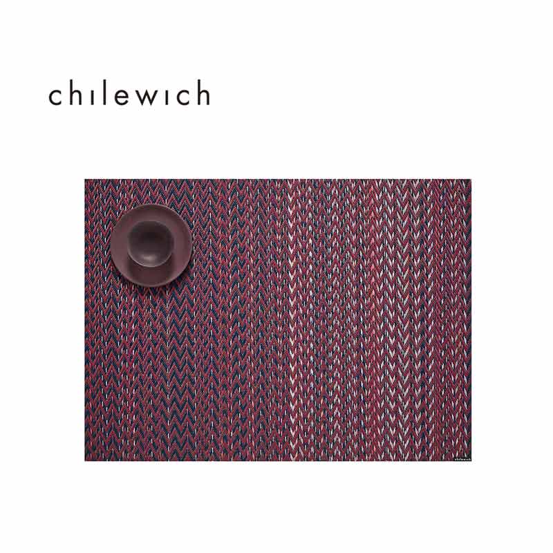 美Chilewich-毛編Quill系列餐墊-36X48CM-野桑紅
