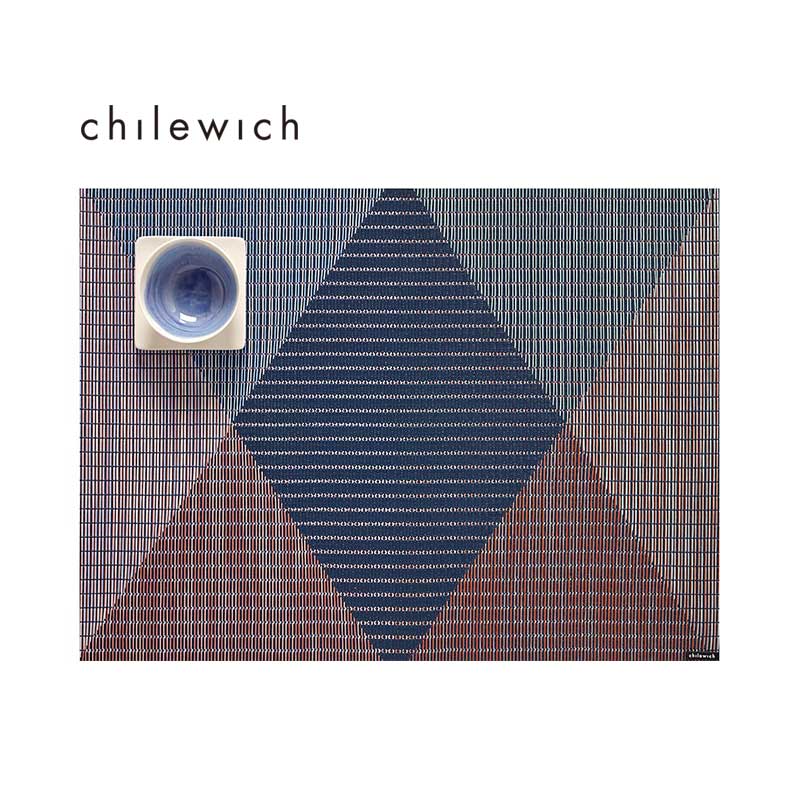 美 Chilewich-Signal系列餐墊-36X48CM-暮光藍
