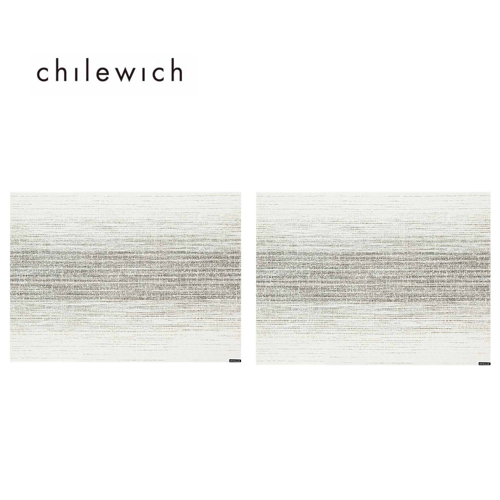 {2人的餐桌}美國Chilewich光影Ombre系列-餐墊36*48cm-自然米白x2入組