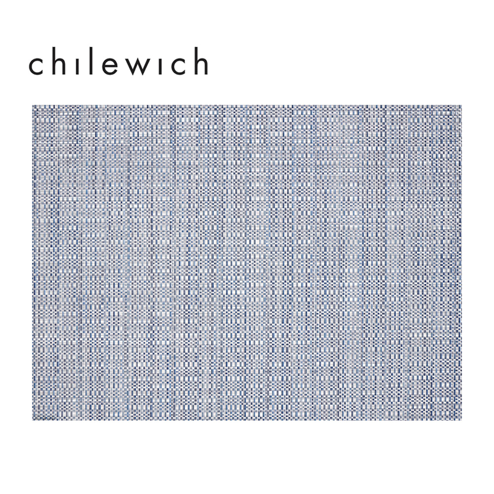 美 Chilewich-Thatch Rectangle茅草編織-餐墊-36x48cm(Rain/雨絲)