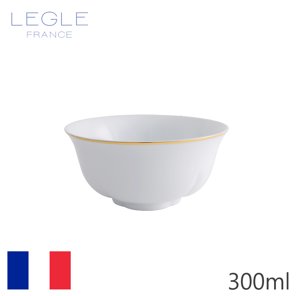 【LEGLE】法國如意飯碗-12cm-金邊