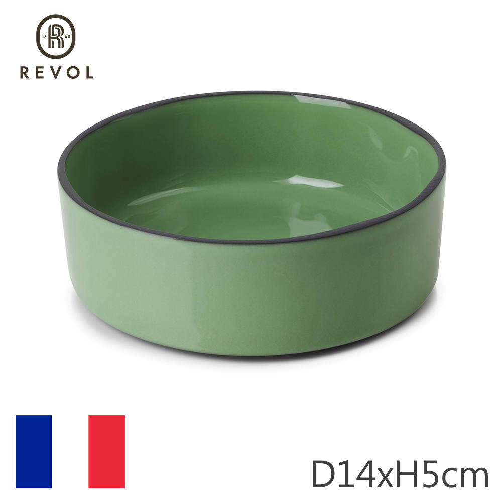 【REVOL】法國CRE湯碗D14cm-薄荷綠