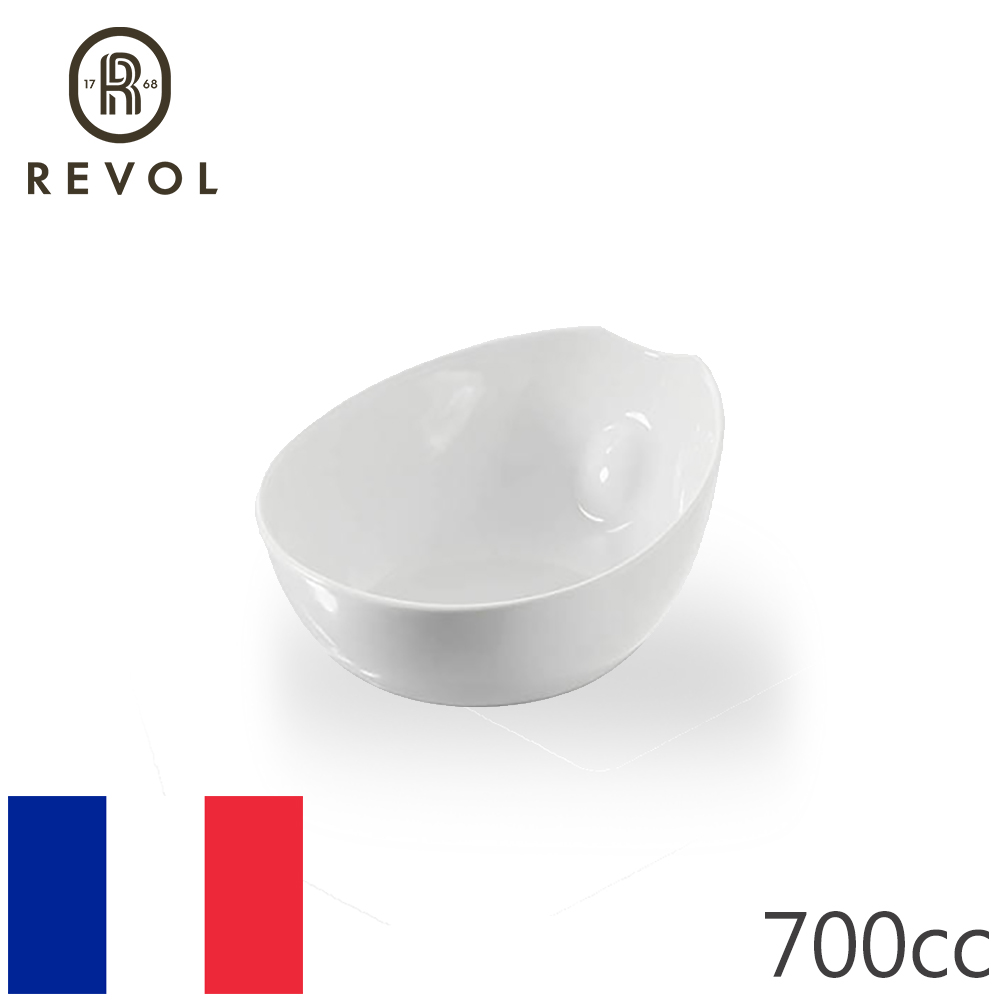 【REVOL】法國IMPULSE造型碗-白-700cc