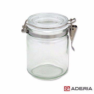 【ADERIA】日本進口抗菌密封扣環保存玻璃罐750ml