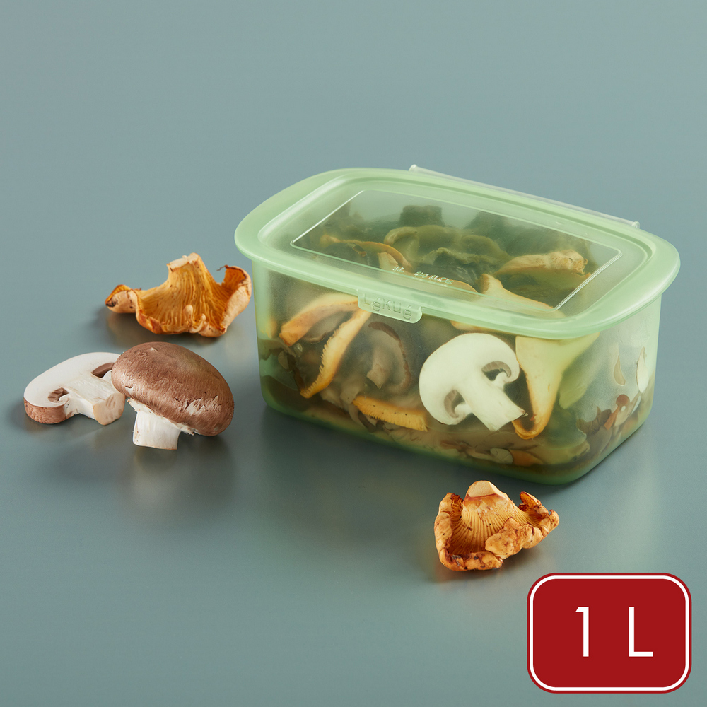 《LEKUE》白金矽膠保鮮盒(1L)