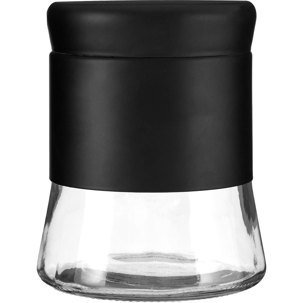 Premier 旋蓋玻璃收納罐(黑800ml)
