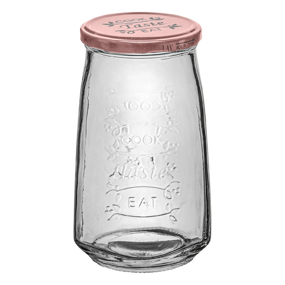VEGA Lav方形圓口玻璃收納罐(1L)