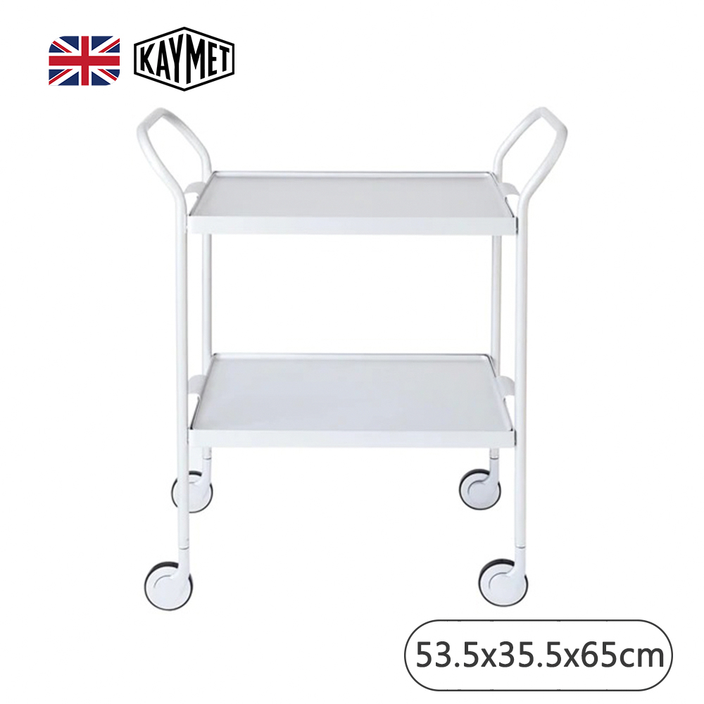 【Kaymet】英國二層推車53.5x35.5x65cm-全銀