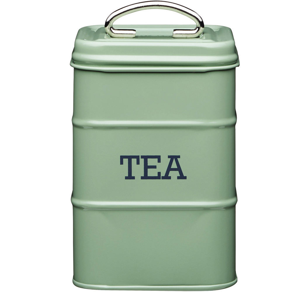 KitchenCraft 復古茶葉收納罐(綠1300ml)