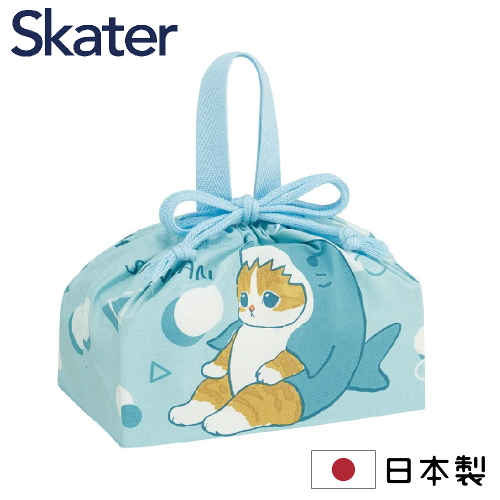【日本Skater】mofusand 貓福珊迪 日本製束口便當提袋
