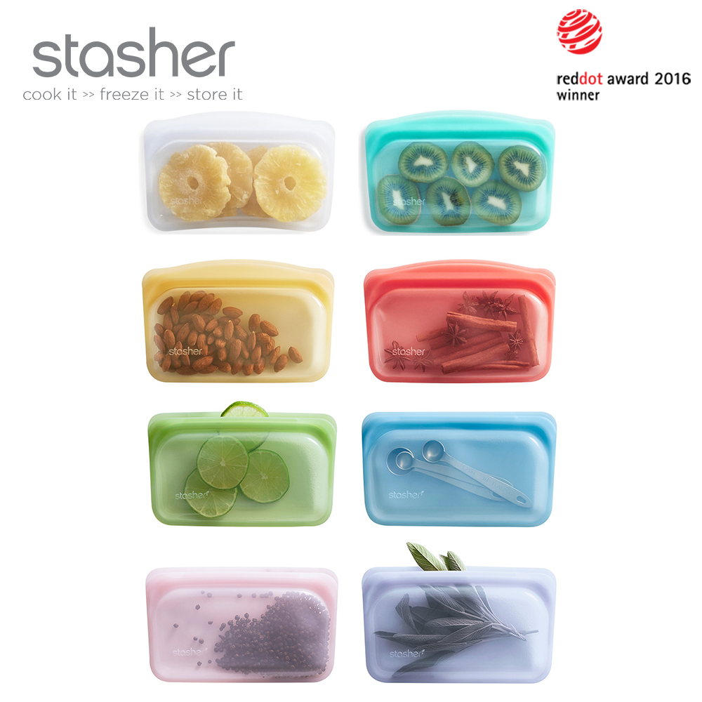 Stasher 長形矽膠密封袋
