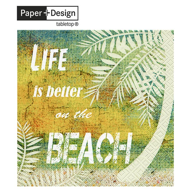 【 Paper+Design】德國餐巾紙 -在沙灘上