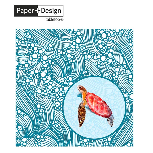 【 Paper+Design】德國進口餐巾紙 - 烏龜
