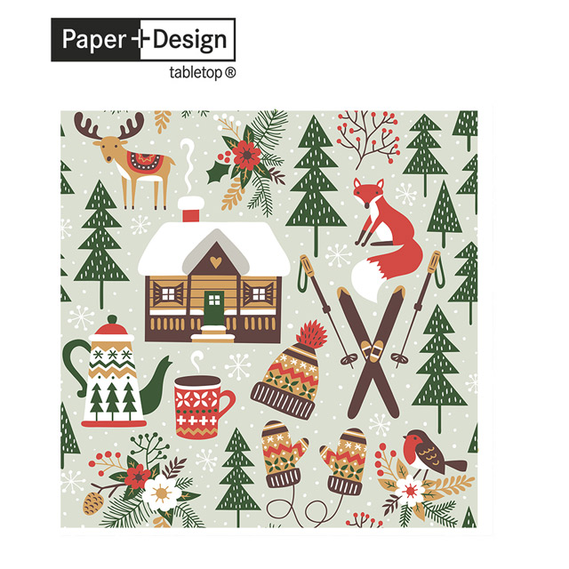 【 Paper+Design】德國餐巾紙 - 冬季客艙