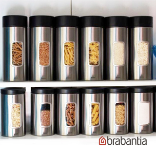 【Brabantia】防手紋視窗食物儲存罐-2.2L-新品發售