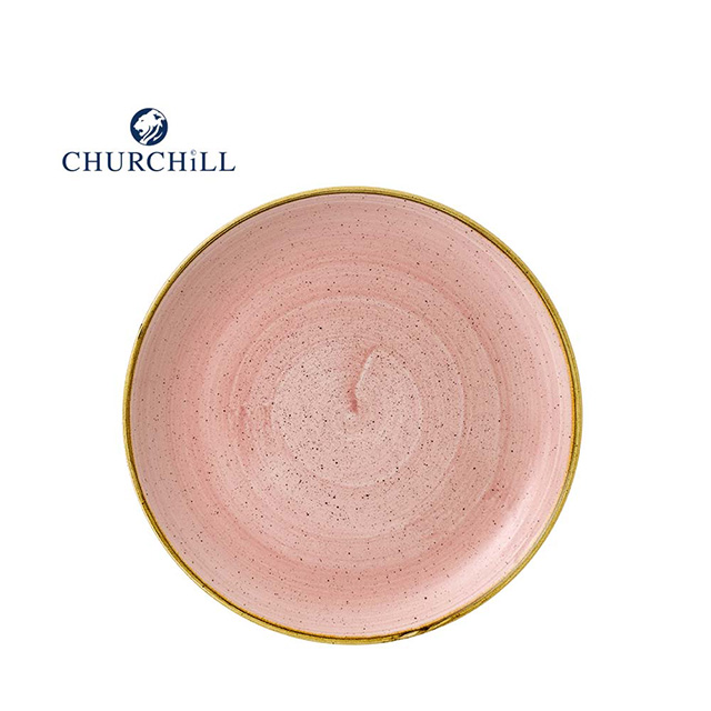 英國CHURCHiLL-STONECAST點藏系列-圓形28cm餐盤-粉紅