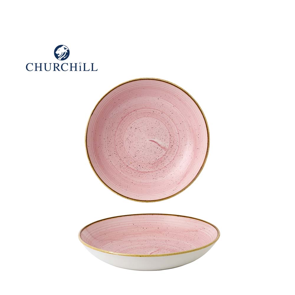 英國CHURCHiLL-STONECAST點藏系列-圓形25cm餐碗-粉紅
