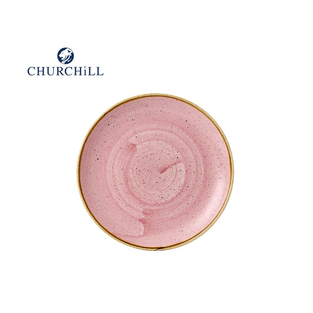 英國CHURCHiLL-STONECAST點藏系列-圓形22cm餐盤-粉紅