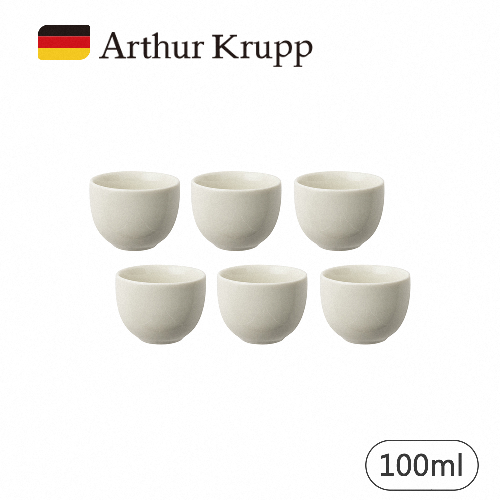【Arthur Krupp】ECLIPSE 咖啡杯 100ml 6入 (白)