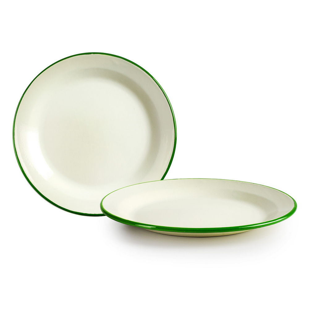 IBILI 琺瑯餐盤(米綠24cm)