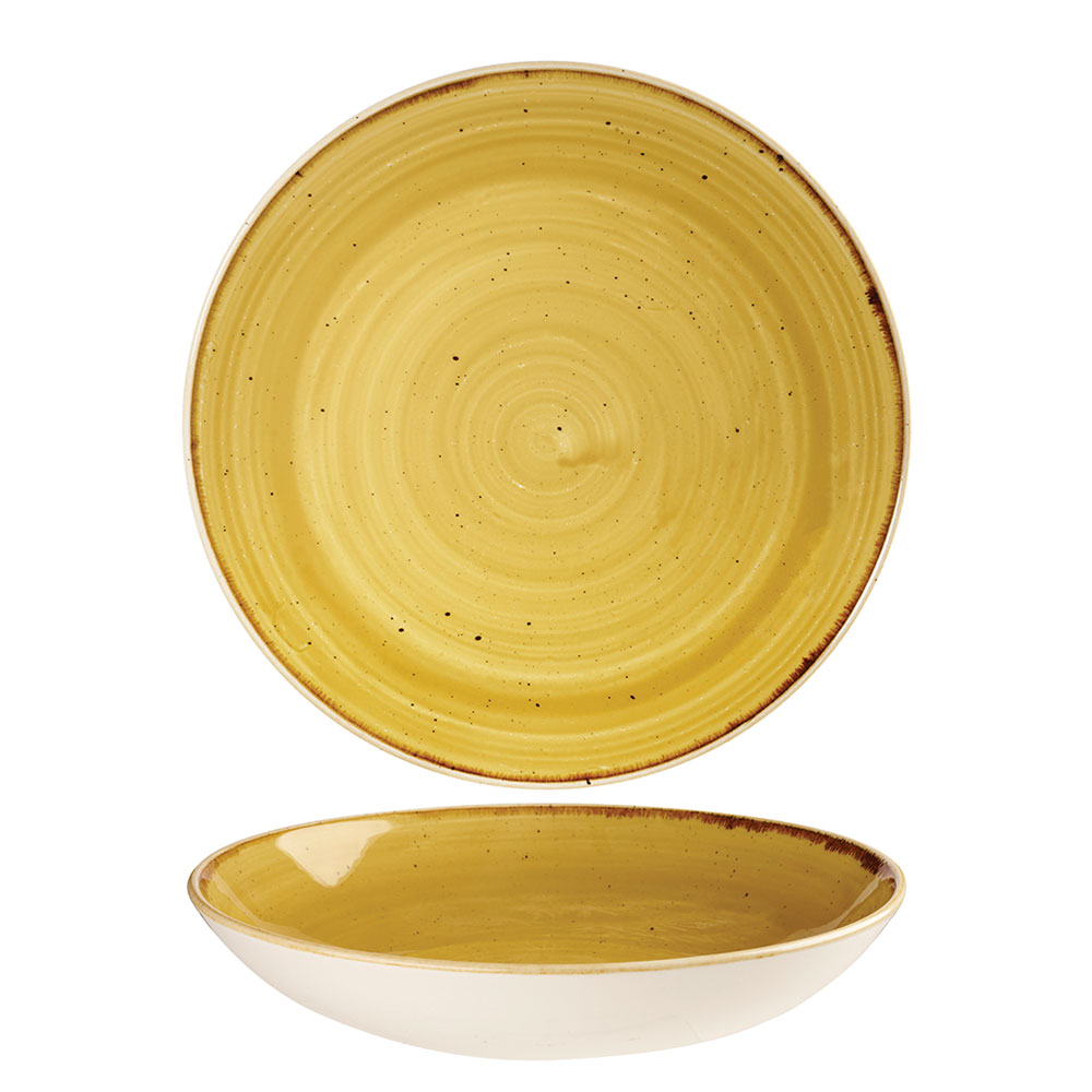 英國CHURCHiLL-STONECAST點藏系列芥末黃-圓形25cm餐碗
